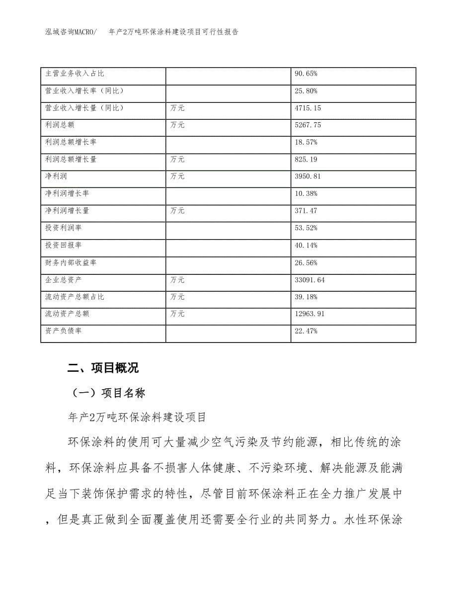 年产2万吨环保涂料建设项目可行性报告 (28)_第5页