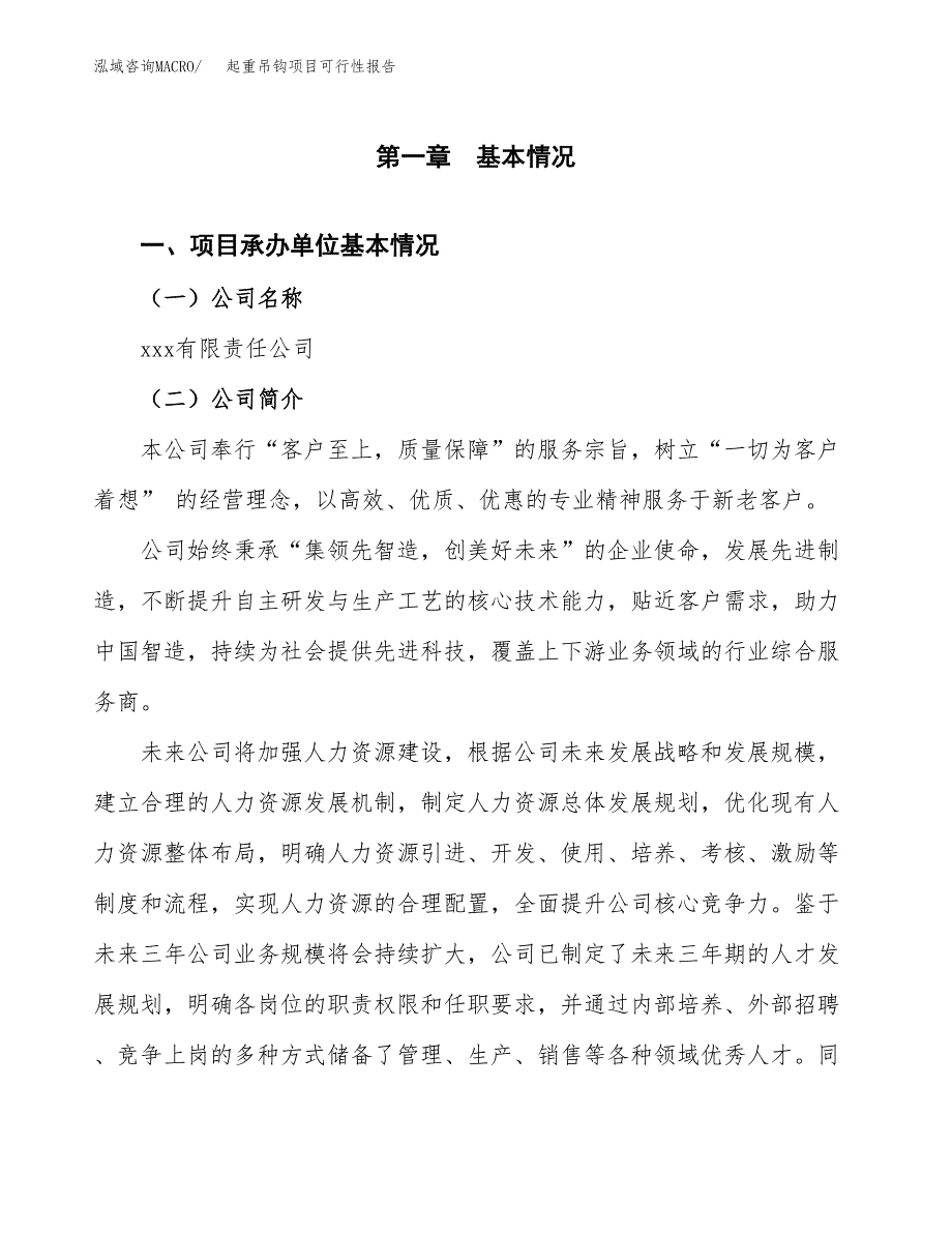 起重吊钩项目可行性报告范文（总投资14000万元）.docx_第4页