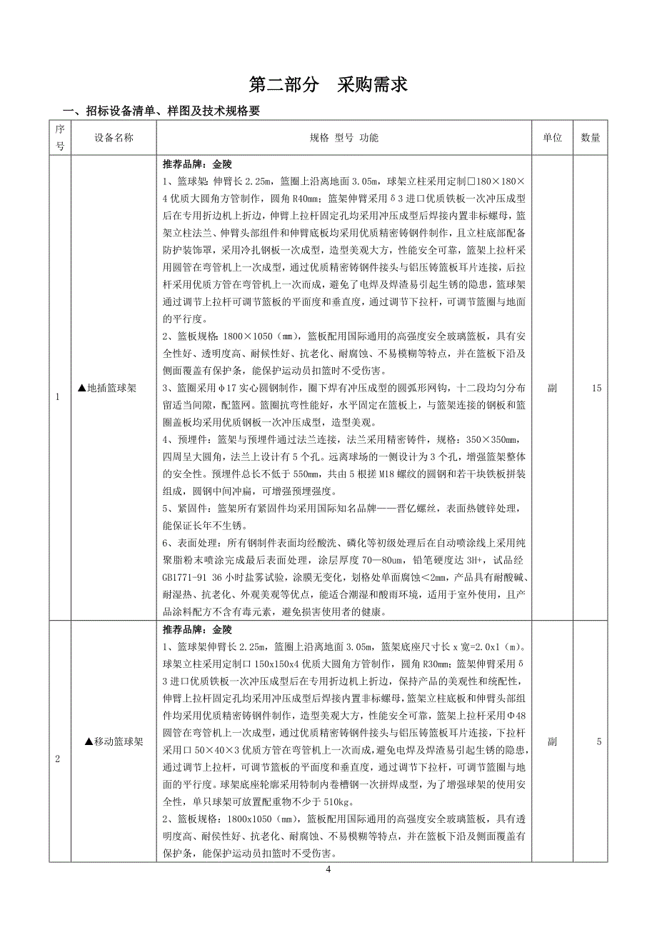 某教育局装备站体育器材采购公开招标文件.doc_第4页