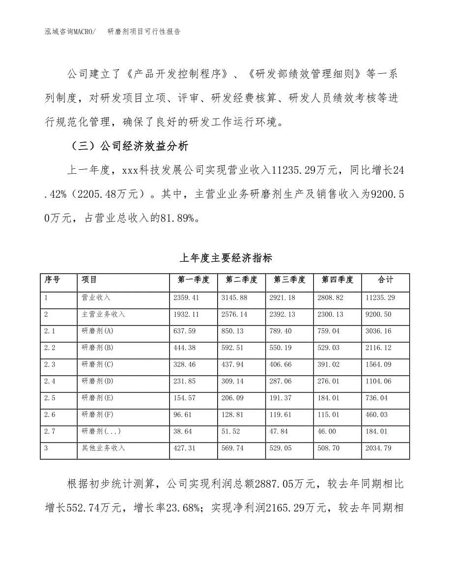 研磨剂项目可行性报告范文（总投资11000万元）.docx_第5页