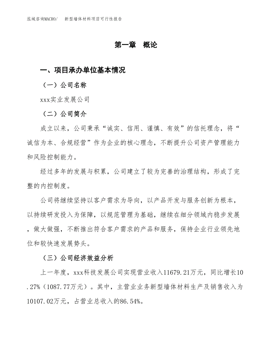 新型墙体材料项目可行性报告范文（总投资7000万元）.docx_第4页