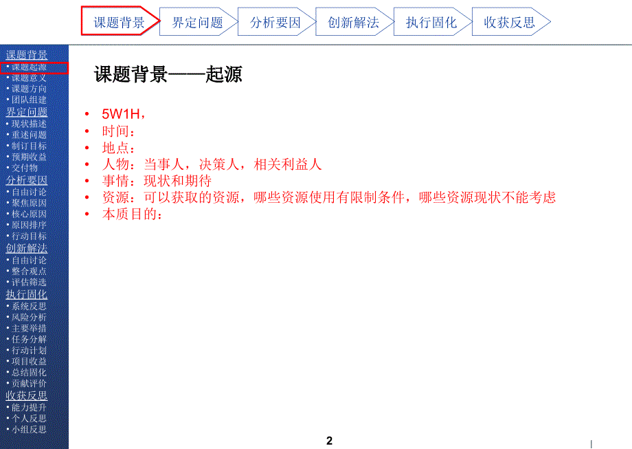 问题分析与解决ppt模板_第2页