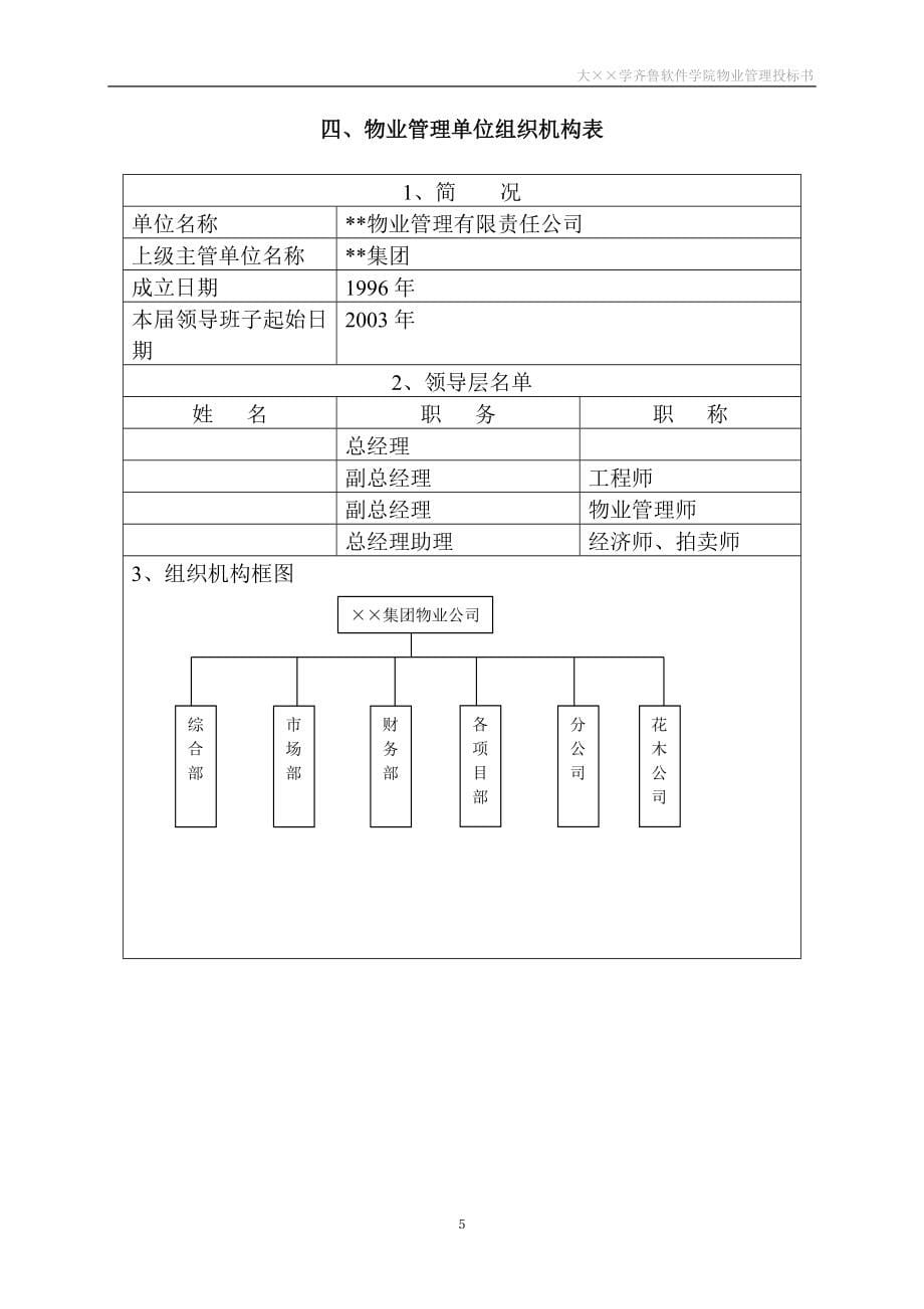 某软件学院物业管理投标书.doc_第5页