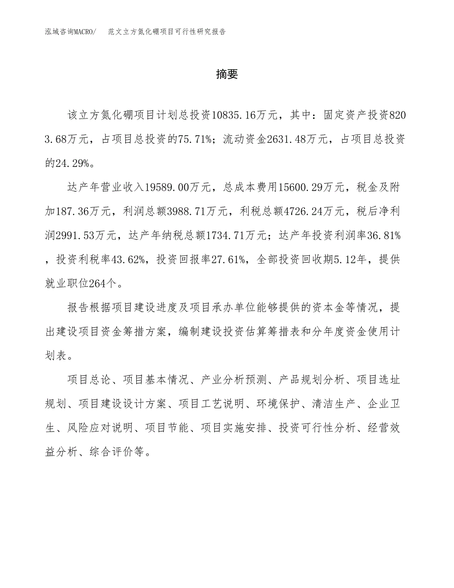 范文立方氮化硼项目可行性研究报告(立项申请).docx_第2页