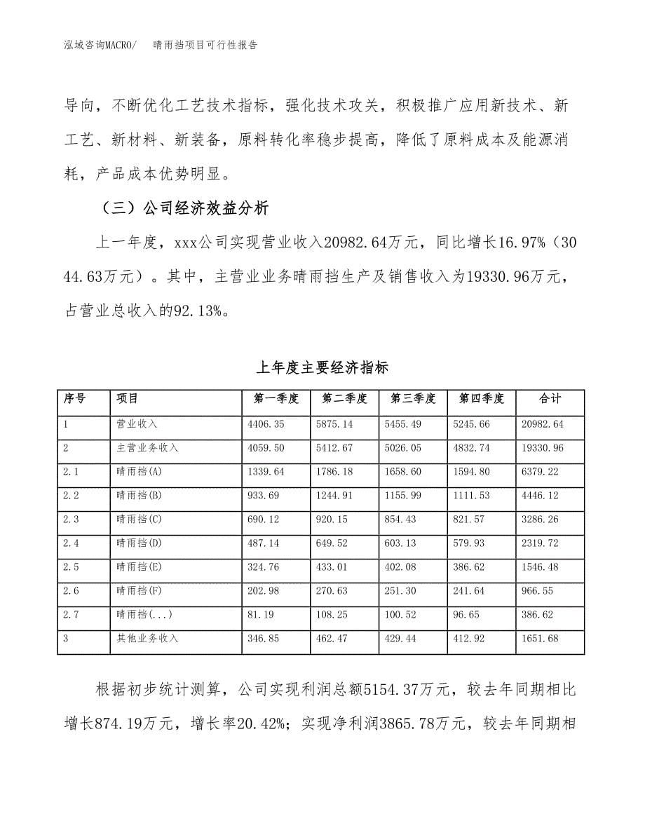 晴雨挡项目可行性报告范文（总投资13000万元）.docx_第5页