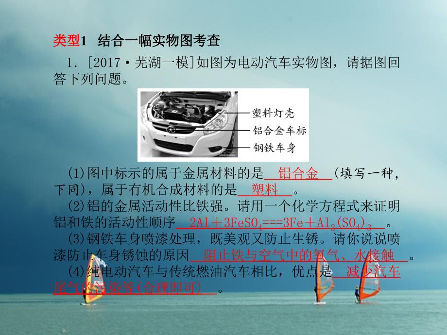 安徽省2018年中考化学复习 专题三 与日常生活有关的材料题课件_第3页