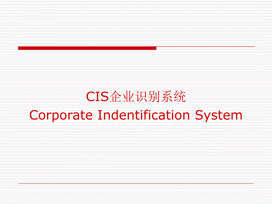 cis企业识别系统.ppt_第1页
