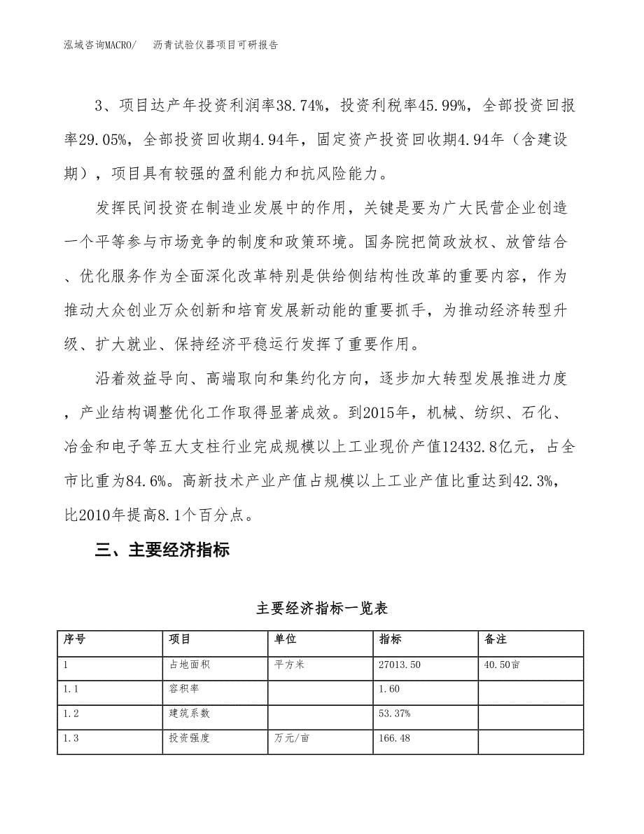 沥青试验仪器项目可研报告（立项申请）_第5页