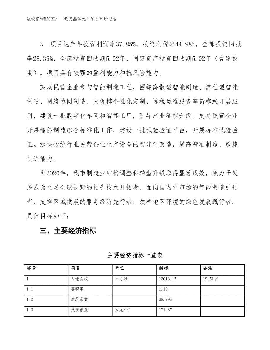 激光晶体元件项目可研报告（立项申请）_第5页