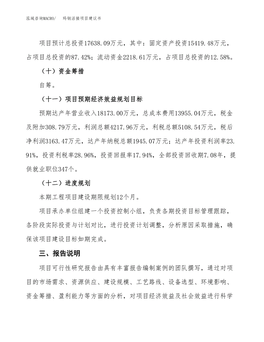 玛钢活接项目建议书范文模板_第4页