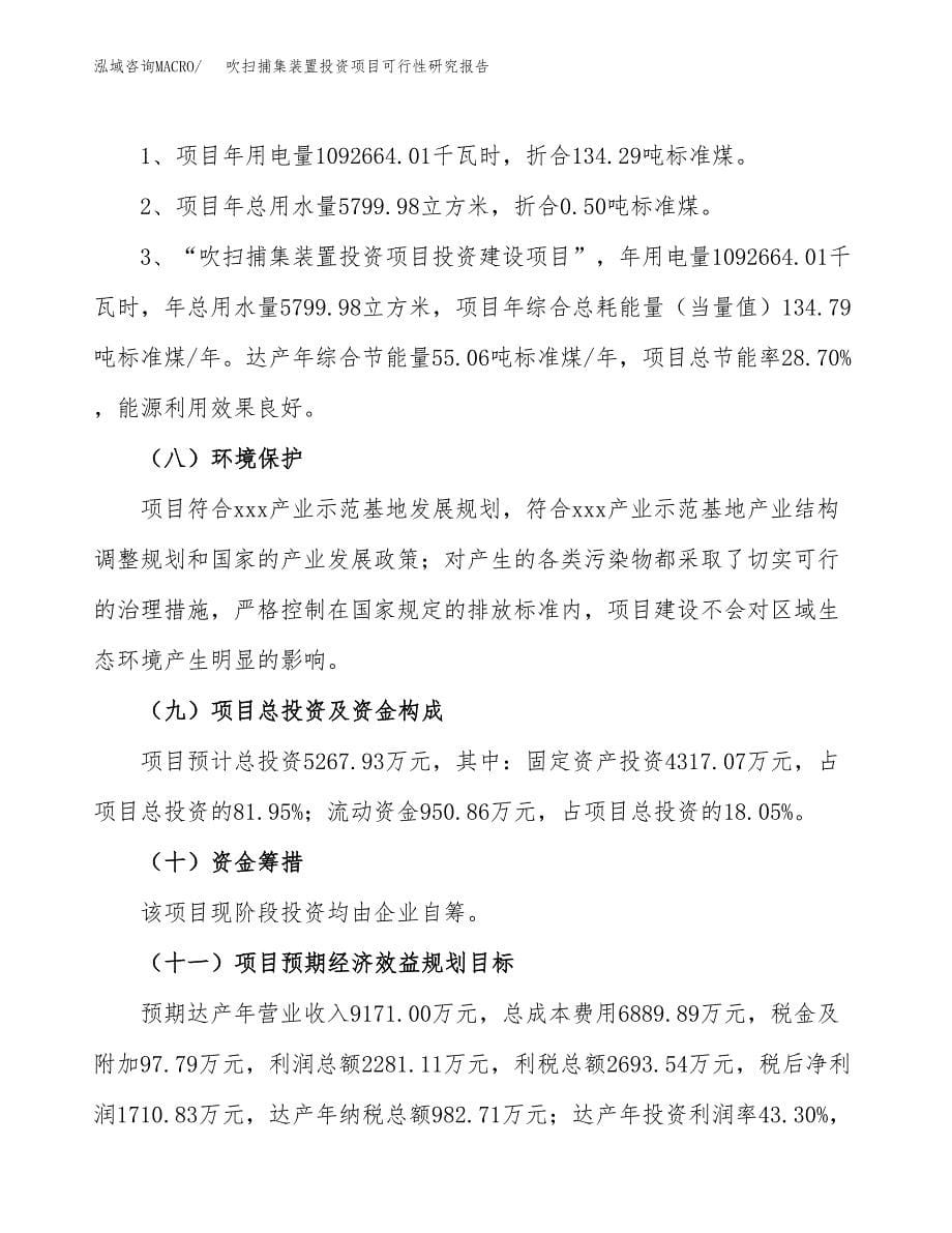 吹扫捕集装置投资项目可行性研究报告2019.docx_第5页