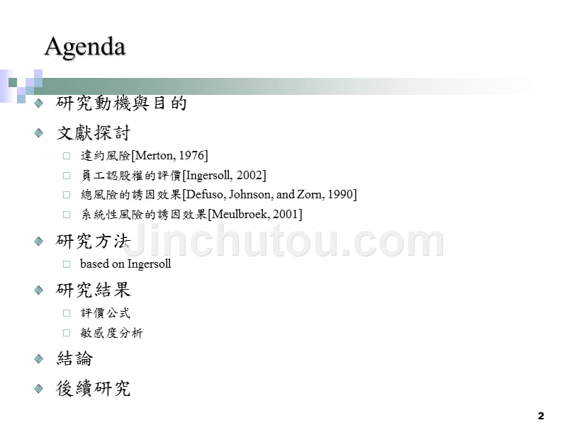 发行公司的违约风险对员工认股权价值的影响.ppt_第2页