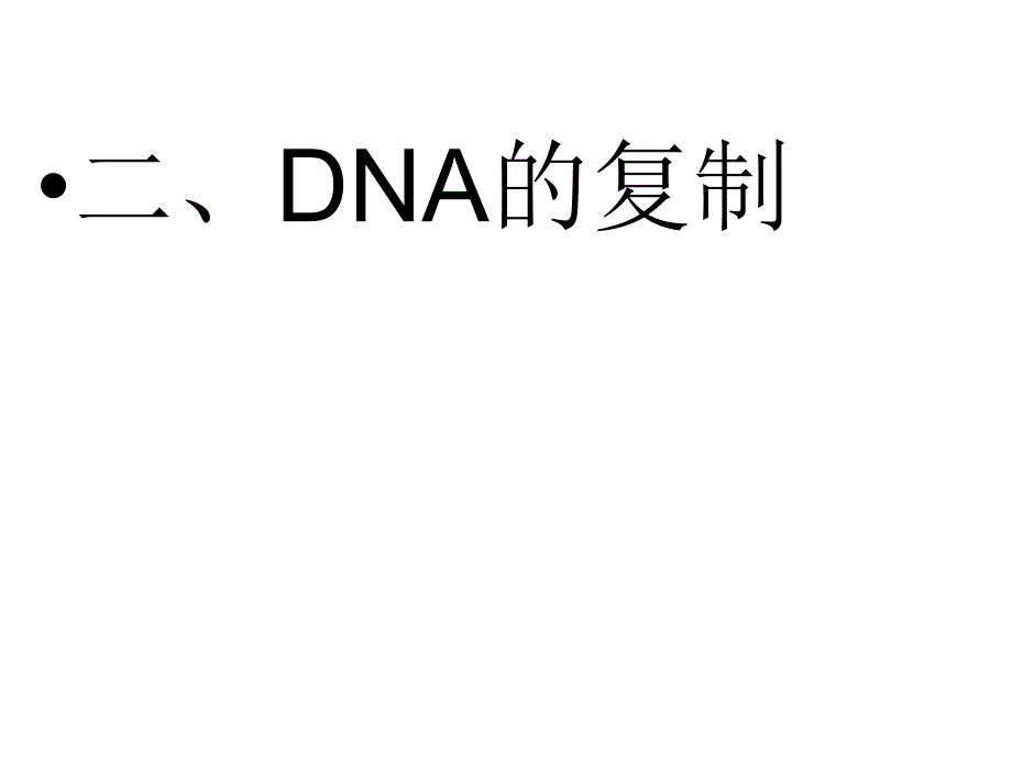 dna分子的复制(一轮复习)_第1页