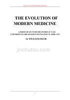 现代医药的演变（英文）-THE_EVOLUTION_OF_MODERN_MEDICINE