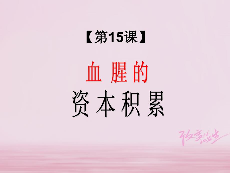 江苏省如皋市白蒲镇九年级历史上册 第五单元 殖民扩张与殖民地人民的抗争 第15课 血腥的资本积累课件 新人教版_第2页