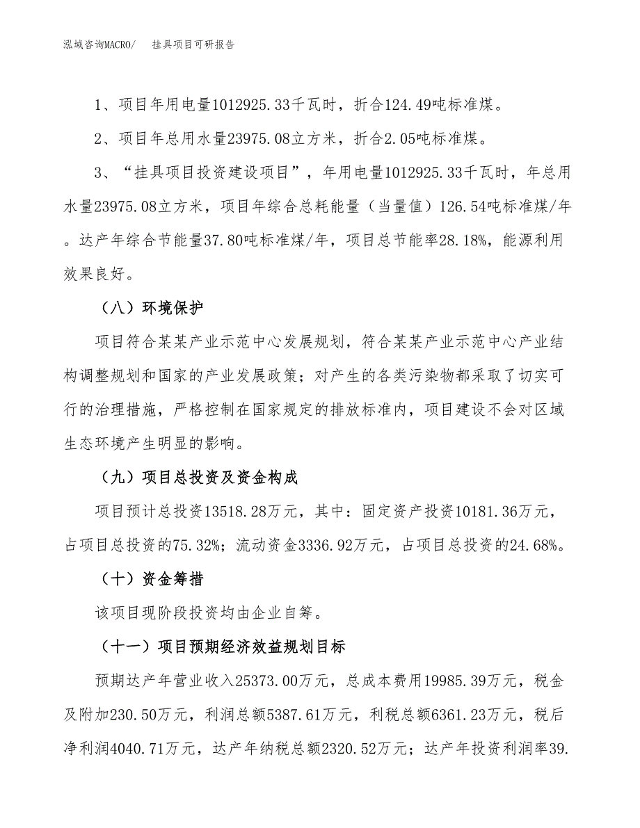 (2019)挂具项目可研报告模板.docx_第4页