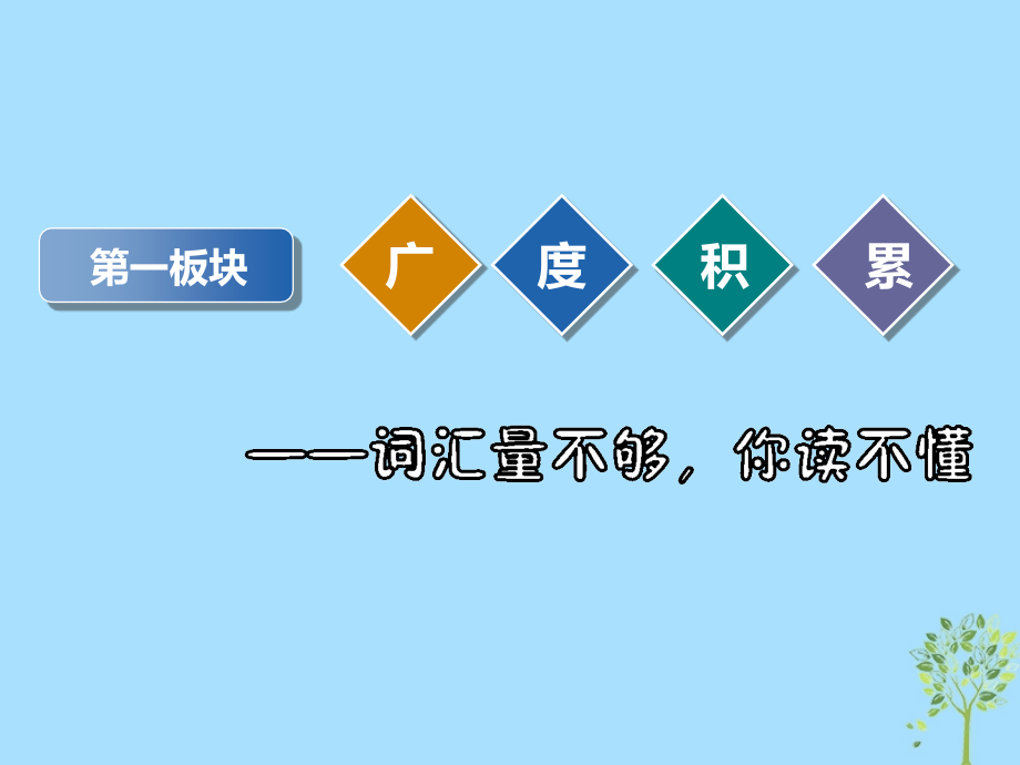 2020版高考英语一轮复习 unit 3 celebration课件 北师大版必修1_第3页