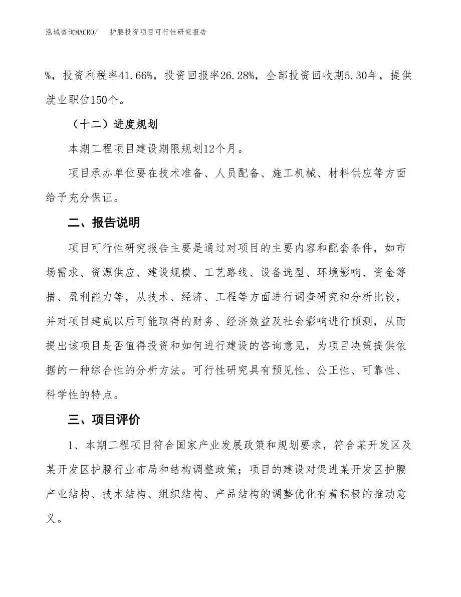 护腰投资项目可行性研究报告2019.docx_第5页