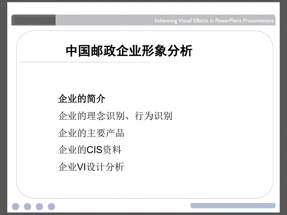 中国邮政企业形象分析.ppt_第2页