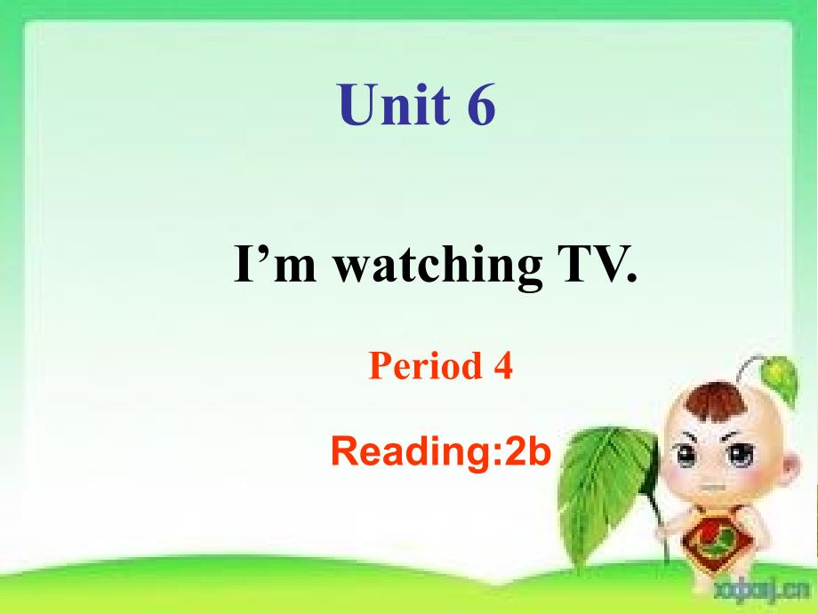 i'm-watching-tv-课件reading_第1页