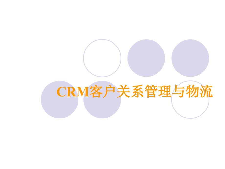 crm客户关系管理与物流.ppt_第1页