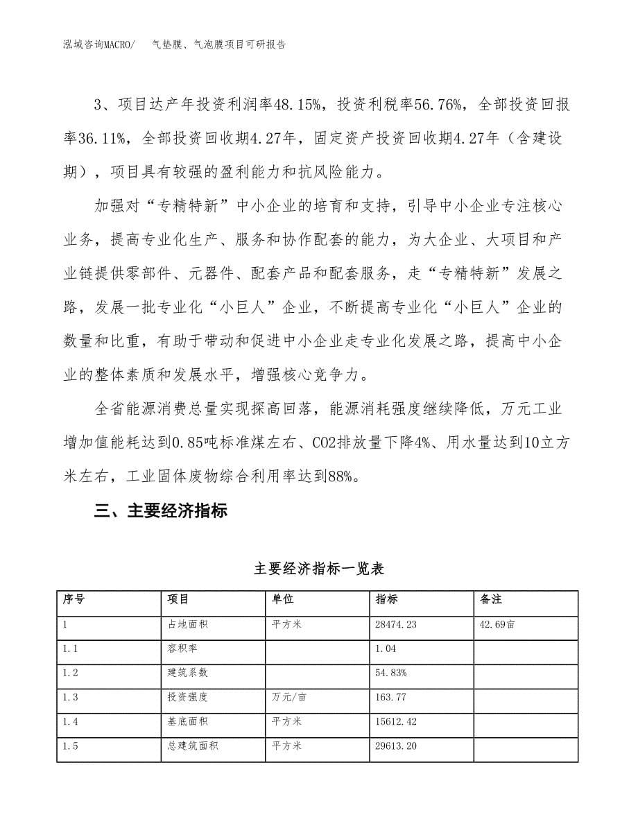 气垫膜、气泡膜项目可研报告（立项申请）_第5页