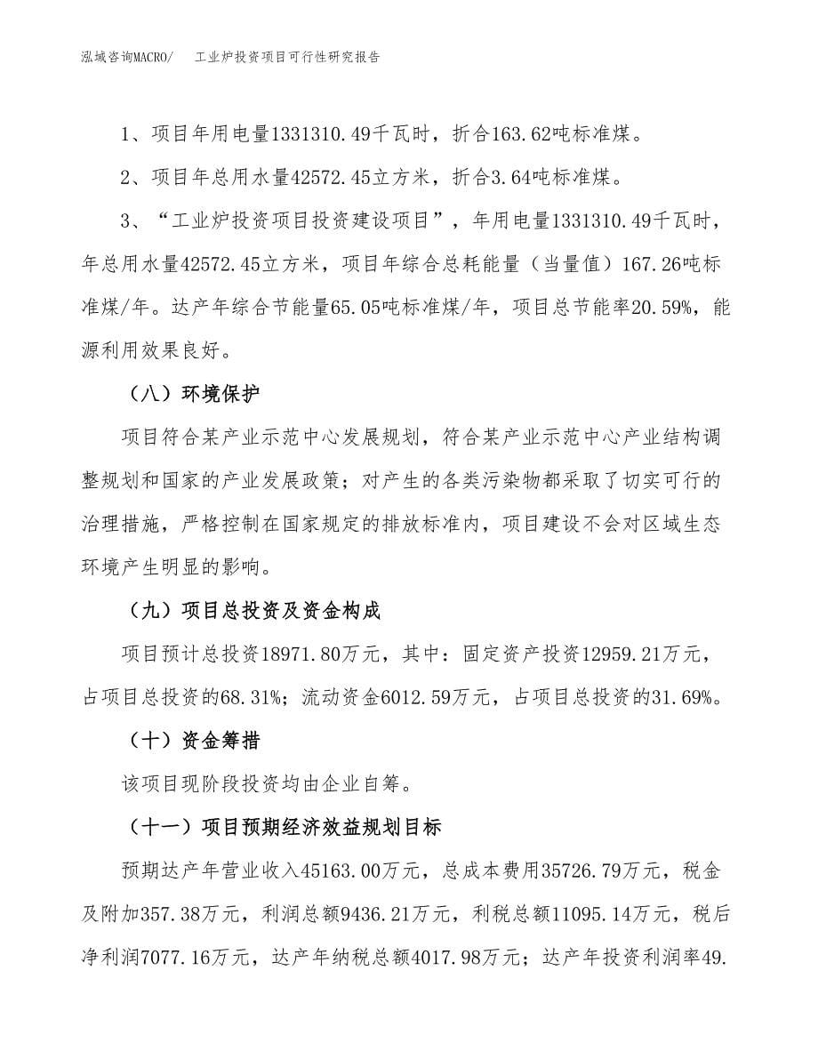 工业炉投资项目可行性研究报告2019.docx_第5页