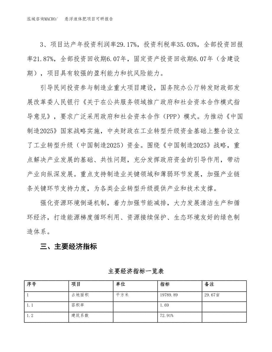 悬浮液体肥项目可研报告（立项申请）_第5页