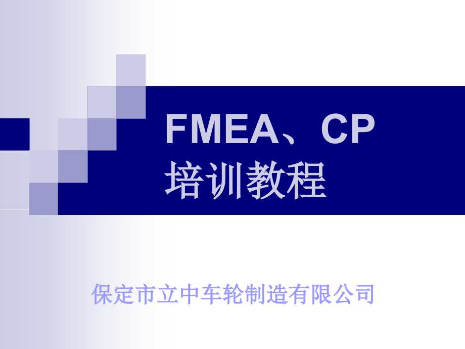 某车轮制造有限公司fmeacp培训课件_第1页