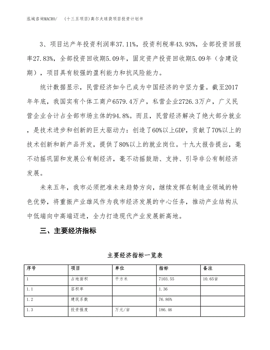 (十三五项目)高尔夫球袋项目投资计划书.docx_第4页