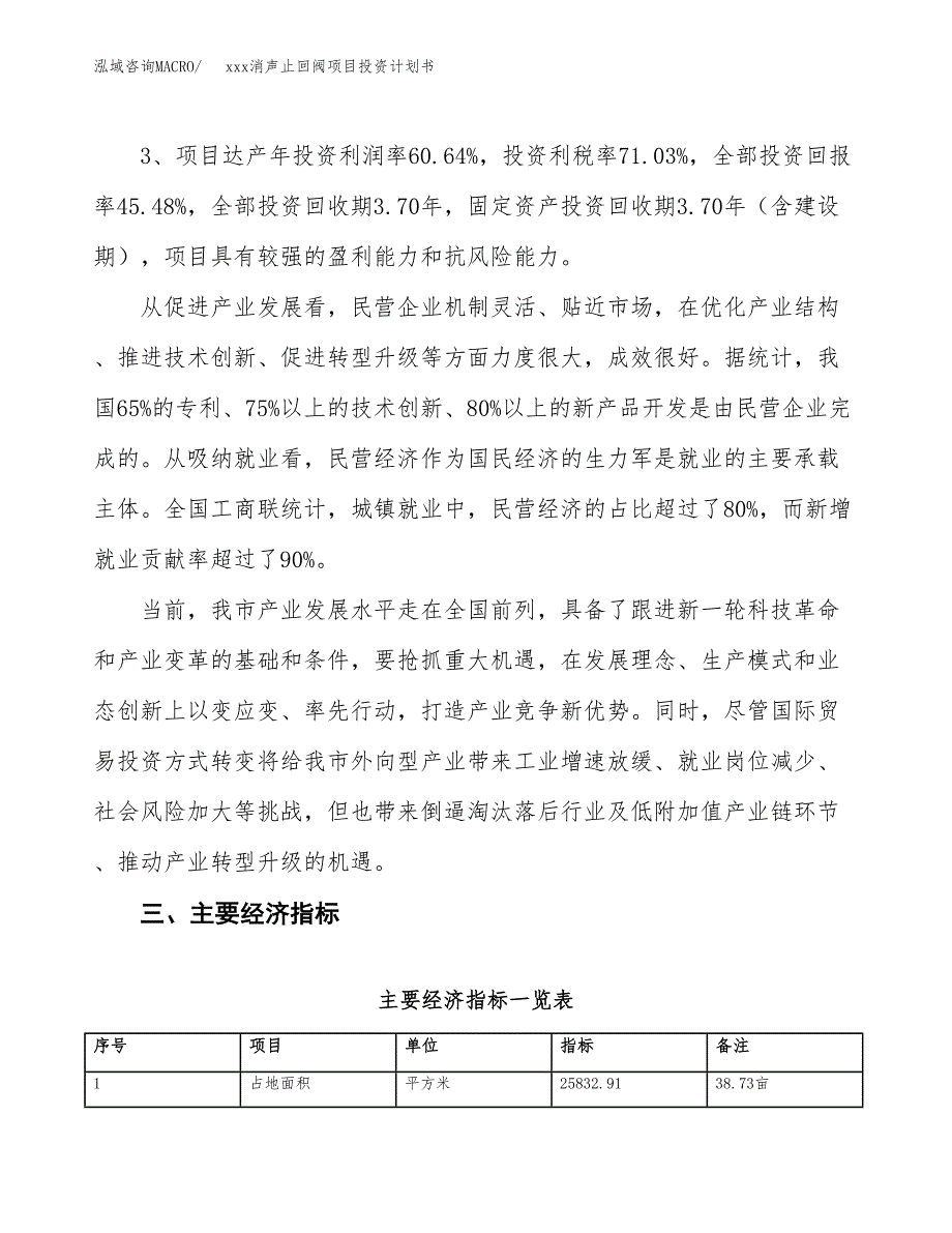 xxx消声止回阀项目投资计划书范文.docx_第4页