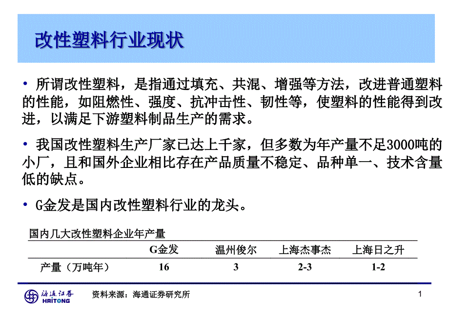 稳定高速成长的改性塑料龙头企业g金发投资价值分析.ppt_第2页