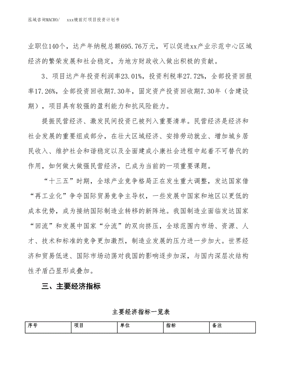 xxx镜前灯项目投资计划书范文.docx_第4页