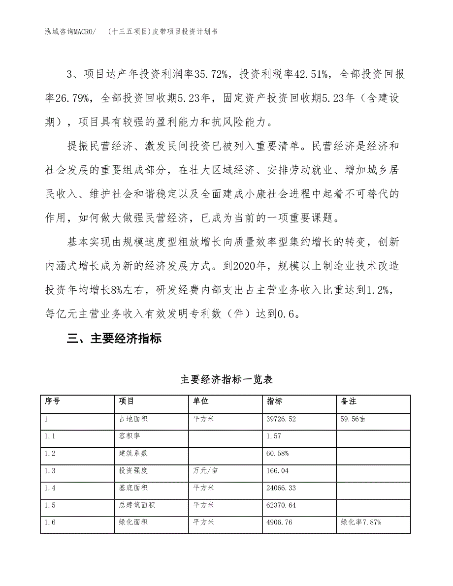 (十三五项目)皮带项目投资计划书.docx_第4页