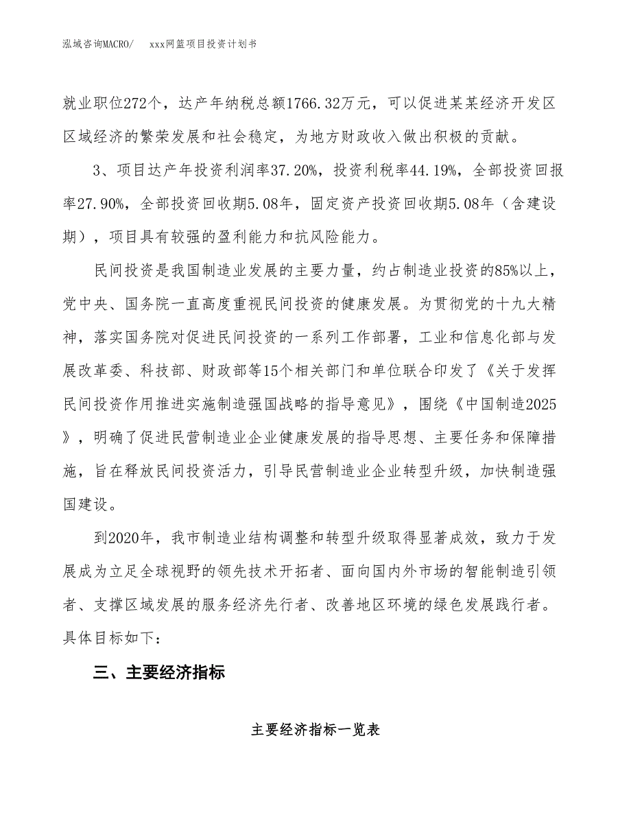 xxx网篮项目投资计划书范文.docx_第4页