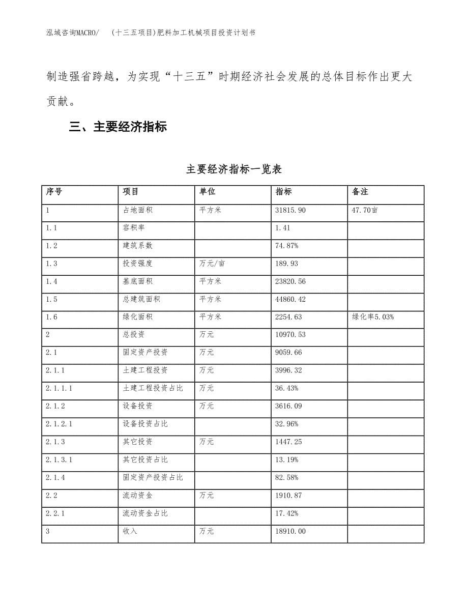 (十三五项目)肥料加工机械项目投资计划书.docx_第5页