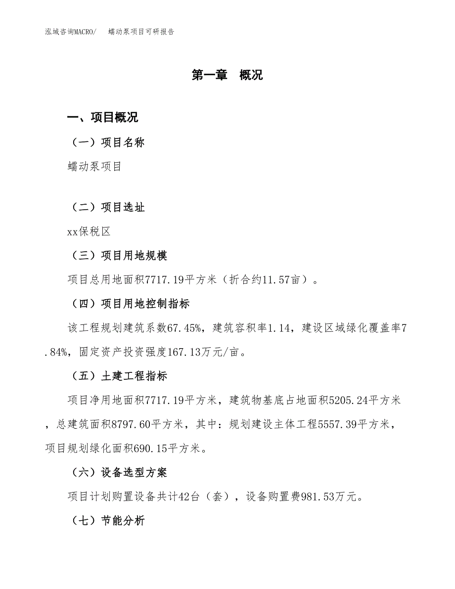 (2019)蠕动泵项目可研报告模板.docx_第4页