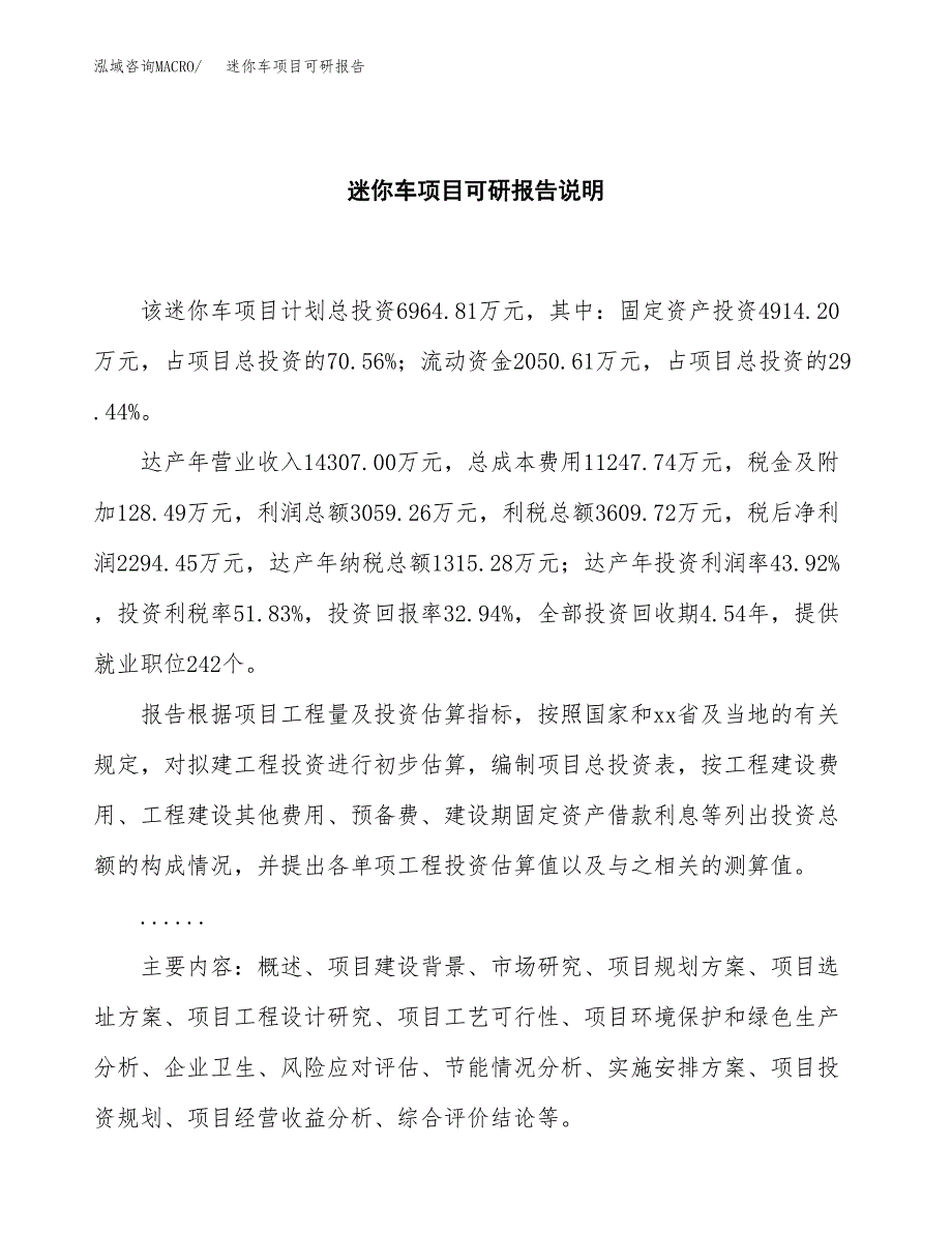 (2019)迷你车项目可研报告模板.docx_第2页