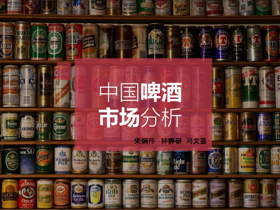 中国啤酒市场分析报告_第1页