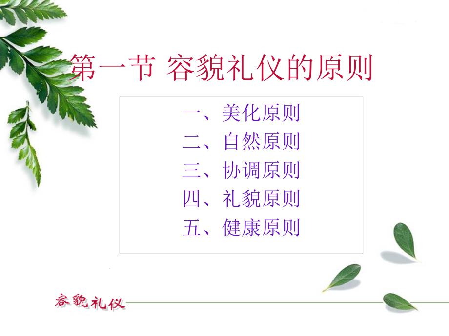 容貌礼仪的原则与修饰技巧.ppt_第3页