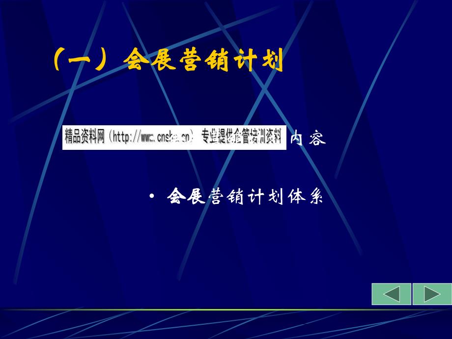 会展市场营销计划组织及其实施_第3页