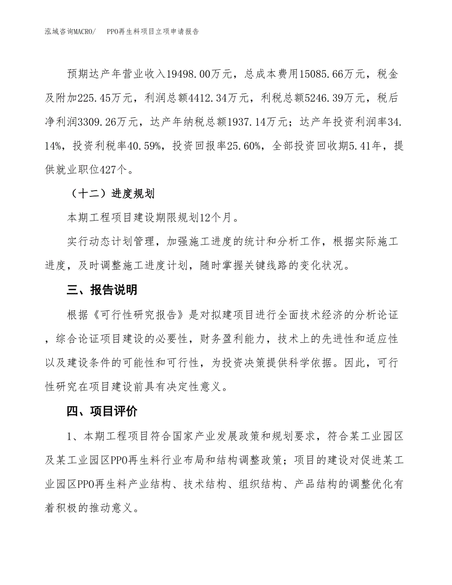 PPO再生料项目立项申请报告模板范文.docx_第4页