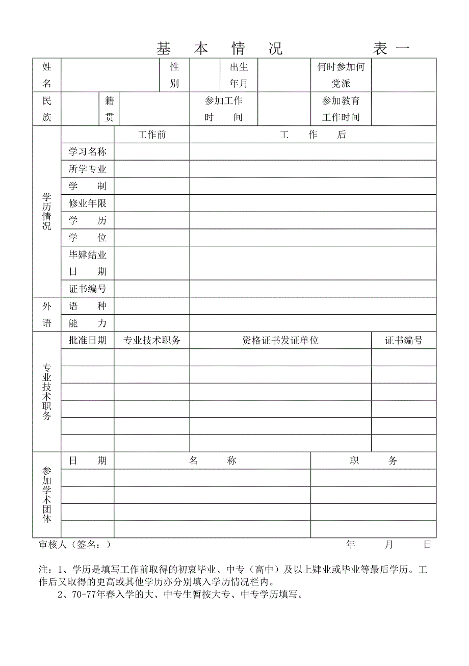 教师业务考绩档 案(正本)_第4页