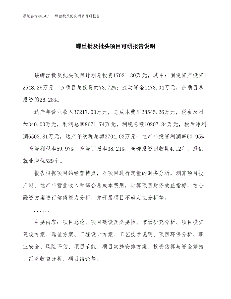 (2019)螺丝批及批头项目可研报告模板.docx_第2页