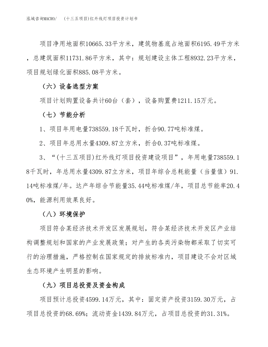 (十三五项目)红外线灯项目投资计划书.docx_第2页