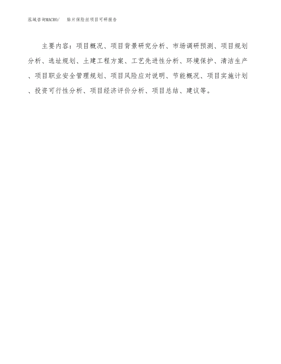 (2019)贴片保险丝项目可研报告模板.docx_第3页