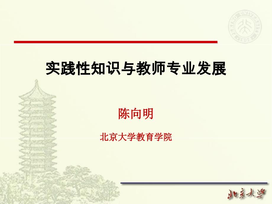 实践性知识与教师专业发展讲义.ppt_第1页