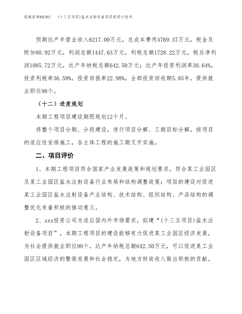 (十三五项目)盐水注射设备项目投资计划书.docx_第3页