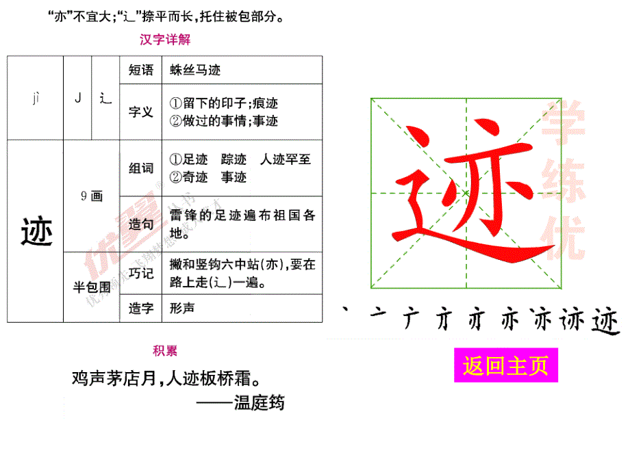 部编版小学二年级语文上册-（生字教学课件）日月潭_第4页