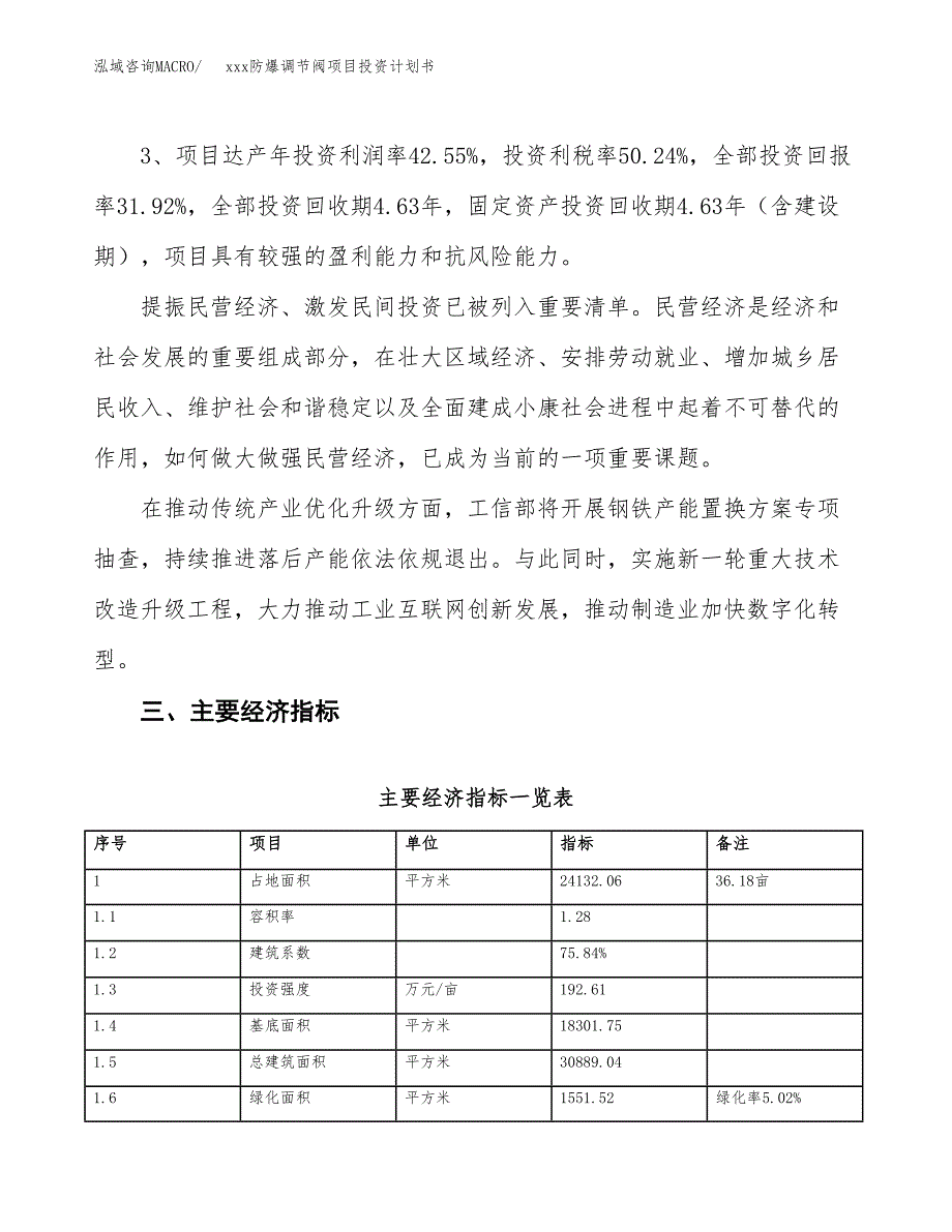 xxx防爆调节阀项目投资计划书范文.docx_第4页